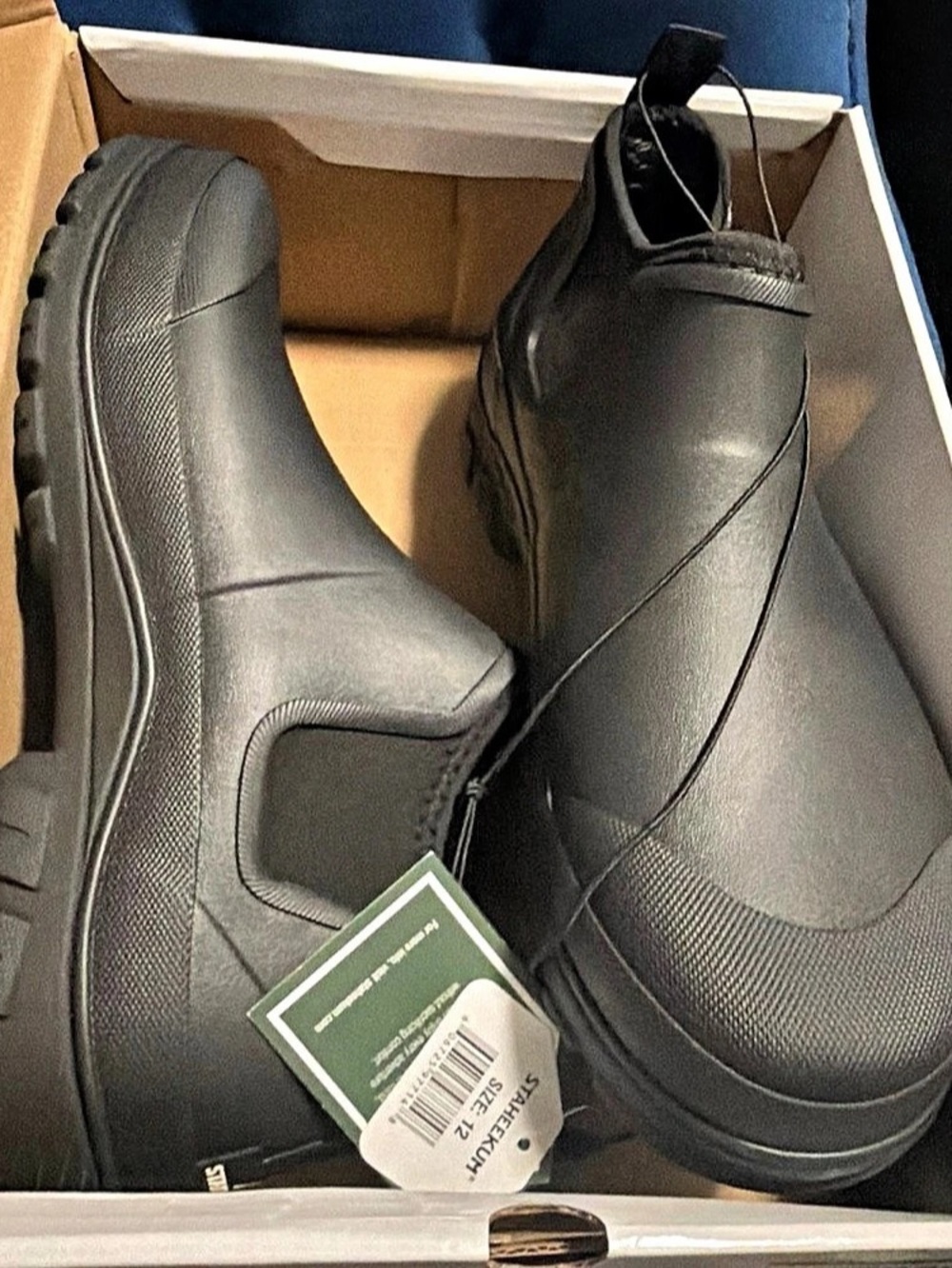 Staheekum “Ankle Rain Boot” Men’s Waterproof Rubber & Neoprene Boot Sz 12